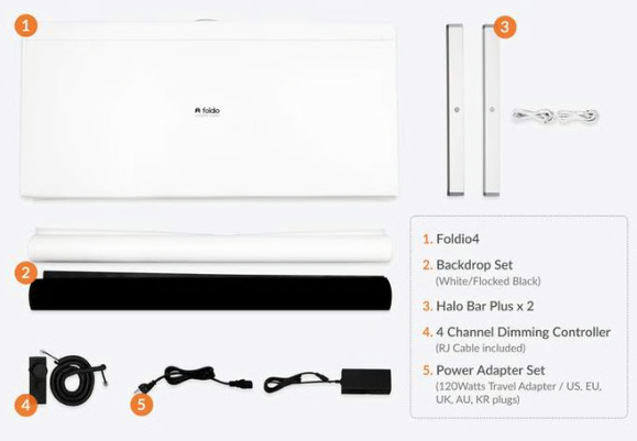 폴디오4 foldio4 + 폴디오360 + 기본 배경지 (전체 미개봉) 이미지