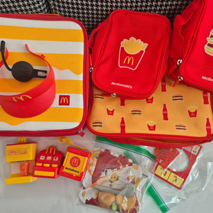 맥도날드 파우치 보냉가방 미니어처 굿즈 일괄 (택포) 이미지