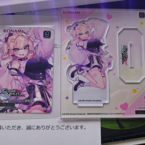 쿠루미 노아 아크릴 스탠드 + 이어뮤 사운드볼텍스 코나미 이미지