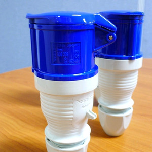 14개 옥외용 방수플러그, 방수콘센트 Walther, PCE, 독일제 오스트리아 이미지