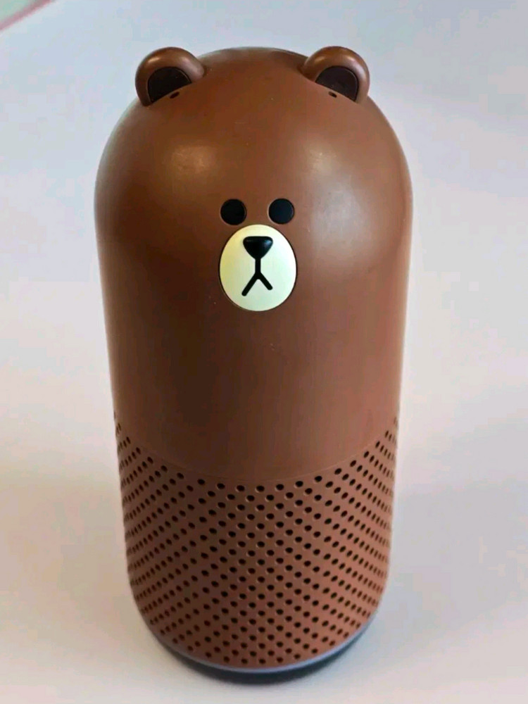 라인 프렌즈 플러스 AI 인공지능 블루투스 스피커(브라운) 이미지