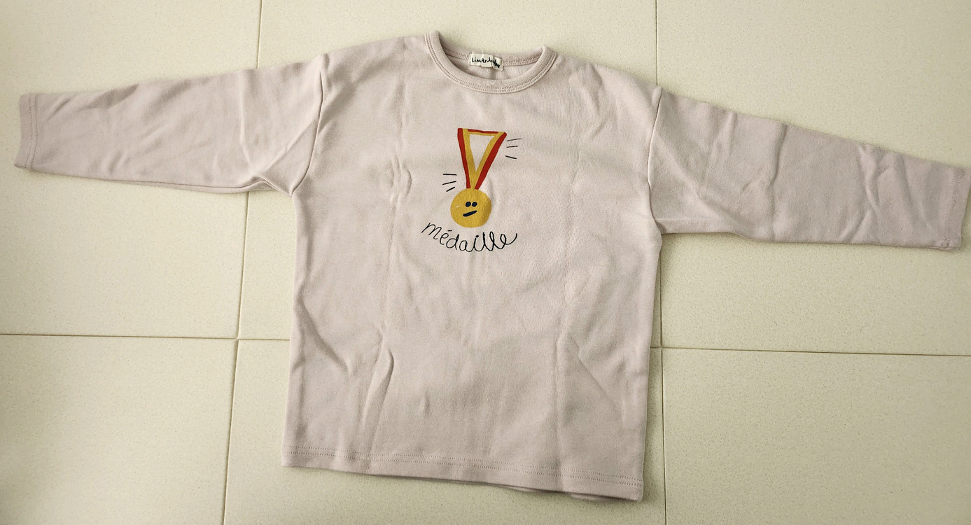 리미떼두두 디자인 포인트 탑 오트밀 L(110) 이미지