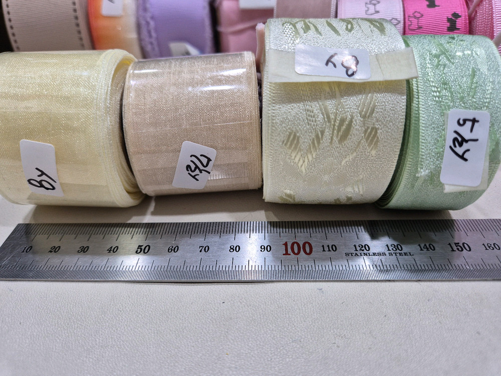 포장.리본공예용자투리리본 정리합니다 이미지