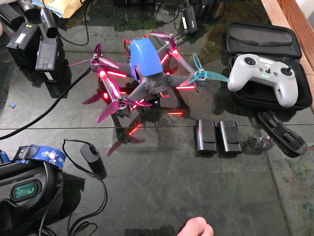 DJI FPV드론 DJI 모션 컨트롤러 DJI고글V2 DJI FPV조종기2 배터리3. 이미지