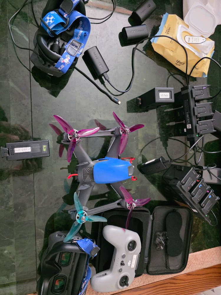 DJI FPV드론 DJI 모션 컨트롤러 DJI고글V2 DJI FPV조종기2 배터리3. 이미지