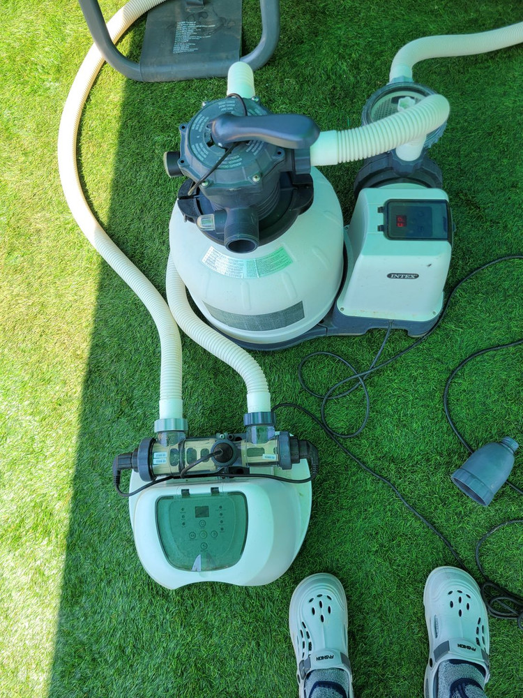 인텍스 XTR 26356KR 5.94M 풀셋 + 인조 잔디바닥 + 에어바운스 팜 이미지