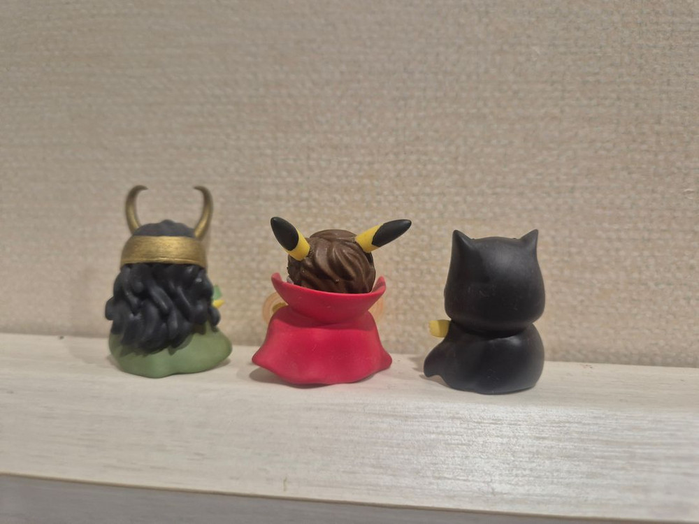 정품 어벤져스 피카츄 콜라보 레진피규어 2탄 DS studio 판초츄 총 3종 피규어 이미지