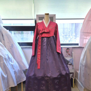 양단 여성 한복 세트 55~66 이미지