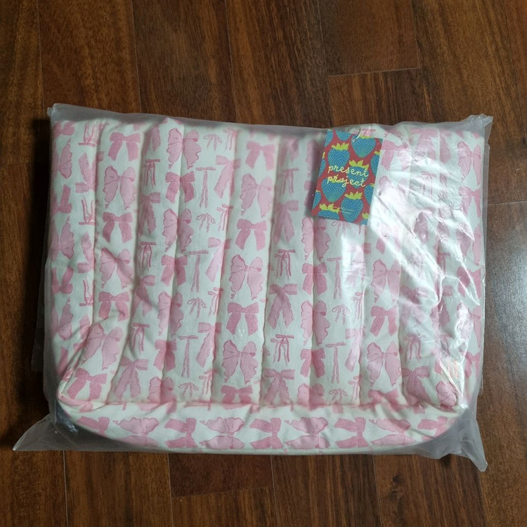 프레젠트 프로젝트 리본핑크 쿠션백 이미지