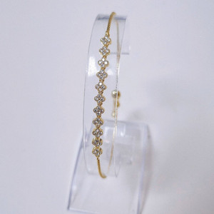 착샷O,새상품,선물박스포장]행운을갖다주는 클로버 스와로브스키스톤 골드 팔찌/목걸이 귀걸이 반지 진주 샤넬 구찌 디올 이미지