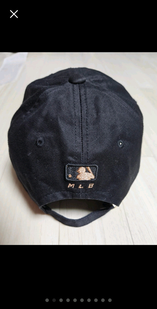 야구 모자 MLB 트윙클 치노 루키 볼캡, 3ACPG011N GOLD 이미지