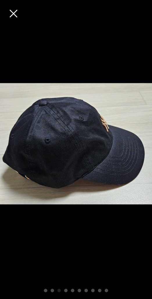 야구 모자 MLB 트윙클 치노 루키 볼캡, 3ACPG011N GOLD 이미지