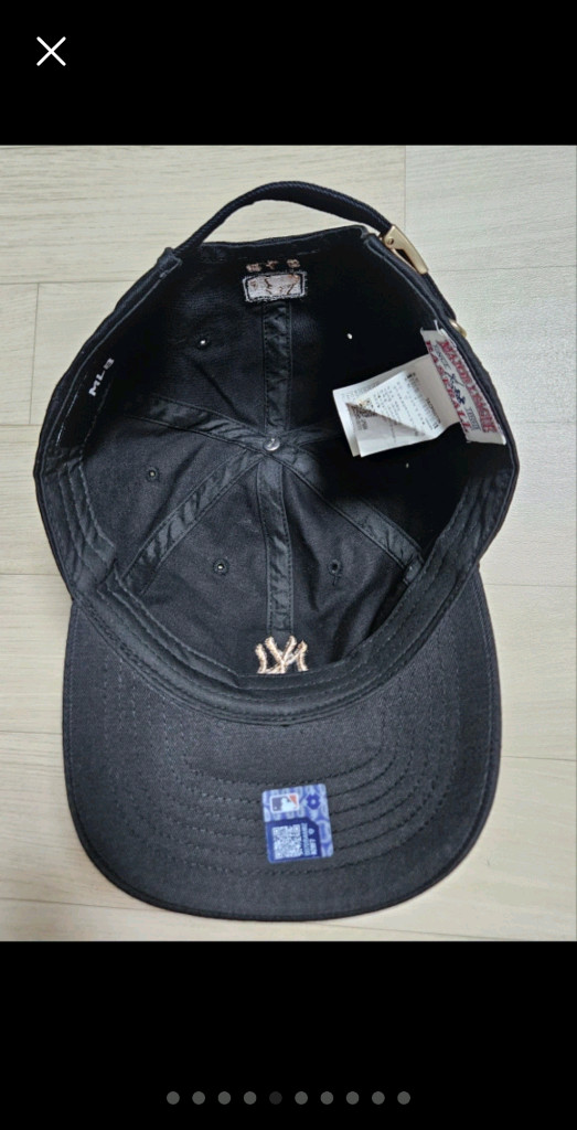 야구 모자 MLB 트윙클 치노 루키 볼캡, 3ACPG011N GOLD 이미지