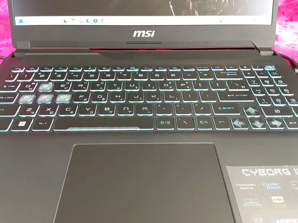 게이밍노트북 MSI 사이보그 15 A12VF RTX4060 12세대 144Hz 이미지