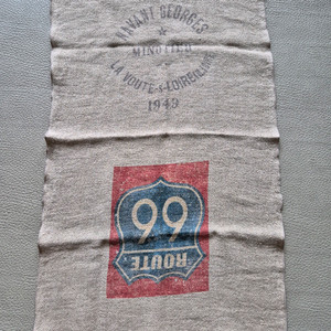 빈티지 리투아니아린넨 커트지 원단 이미지