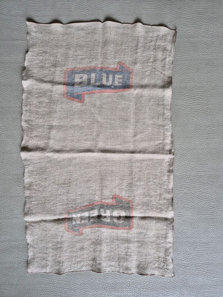 빈티지 리투아니아린넨 커트지 원단 이미지