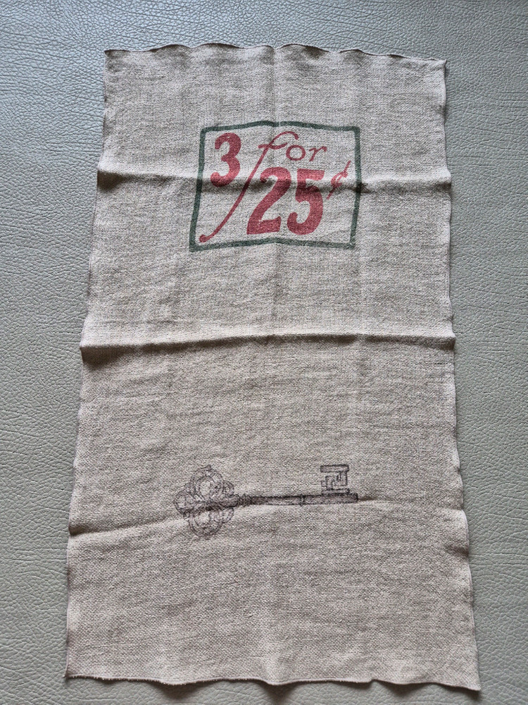 빈티지 리투아니아린넨 커트지 원단 이미지