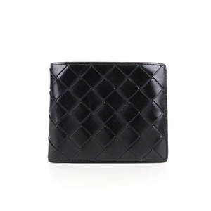 [중고명품다올] 보테가베네타 인트레치아토 남성 반지갑 블랙 592778 이미지