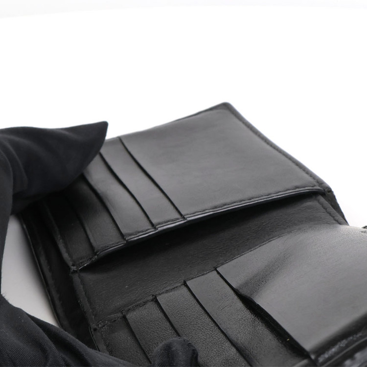 [중고명품다올] 보테가베네타 인트레치아토 남성 반지갑 블랙 592778 이미지