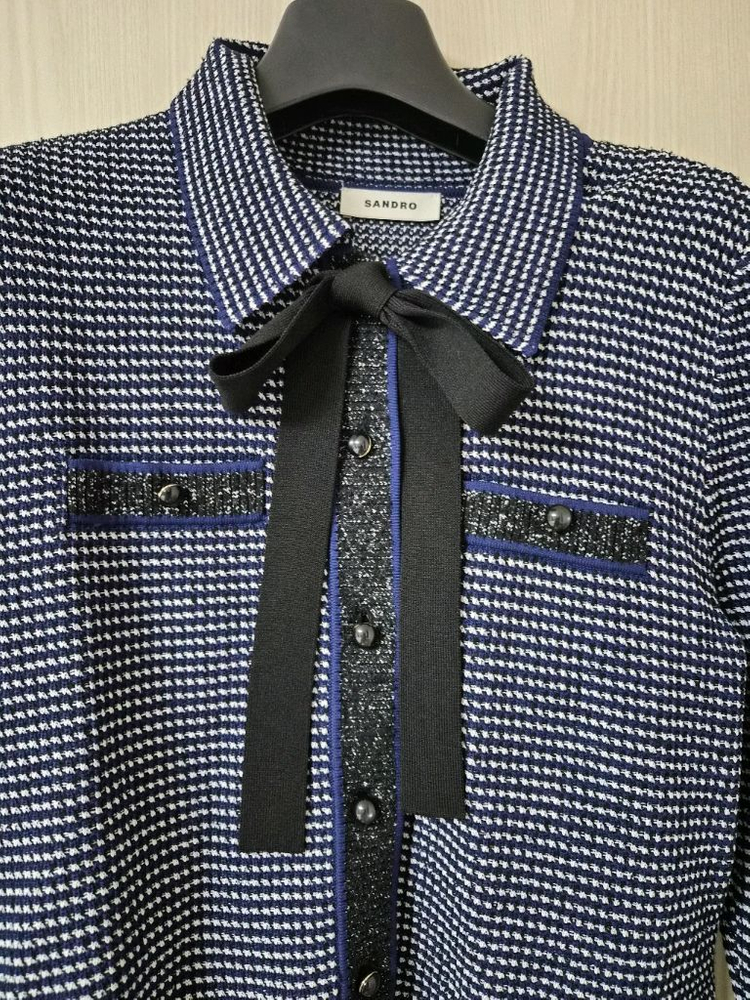 산드로 리본 니트가디건(새상품) 이미지