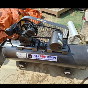 효성6.5마력 에어 콤프레샤 HV-65L (미사용 새 제품) 이미지