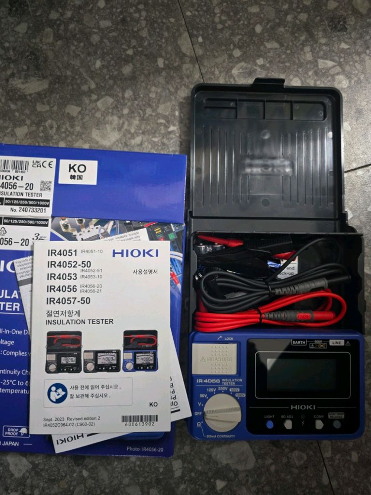히오키 절연저항계 IR4056-20 이미지