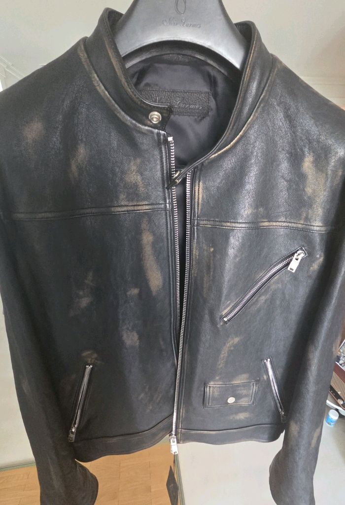 느와르라르메스 남성 가죽자켓 이미지