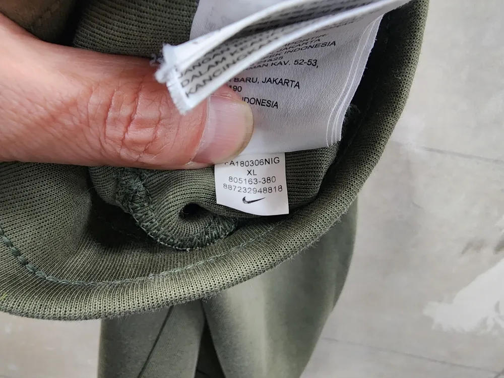 (XL)나이키 남성 테크플리스 조거 스판 팬츠/35size/상태우수 이미지
