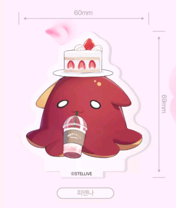 스텔라이브 봄빛데이트 팝업 굿즈 이미지