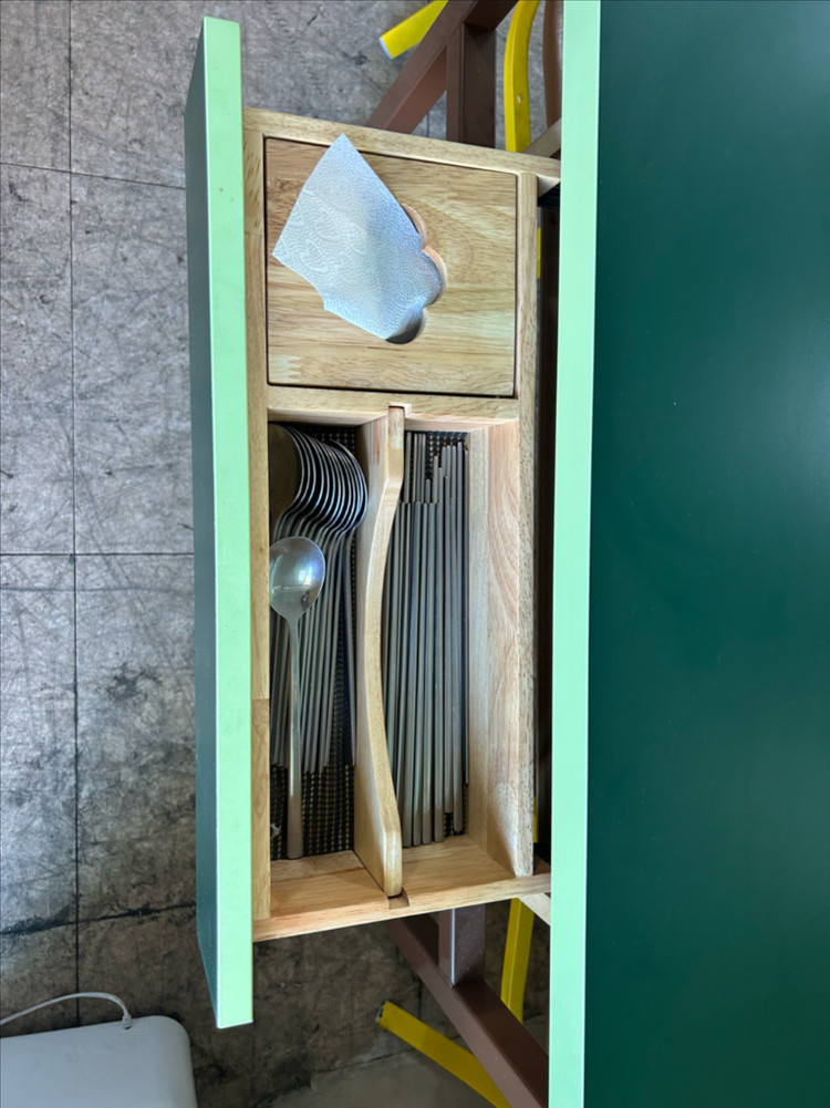 업소용 테이블형 로스타 식탁 의자 세트 사각로스타 매립형 HK-2006G 이미지