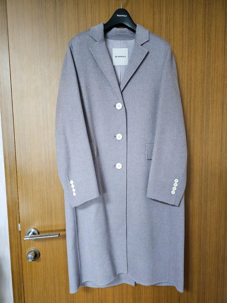 빈폴 레이디스 캐시미어 핸드메이드 코트 라벤더 이미지