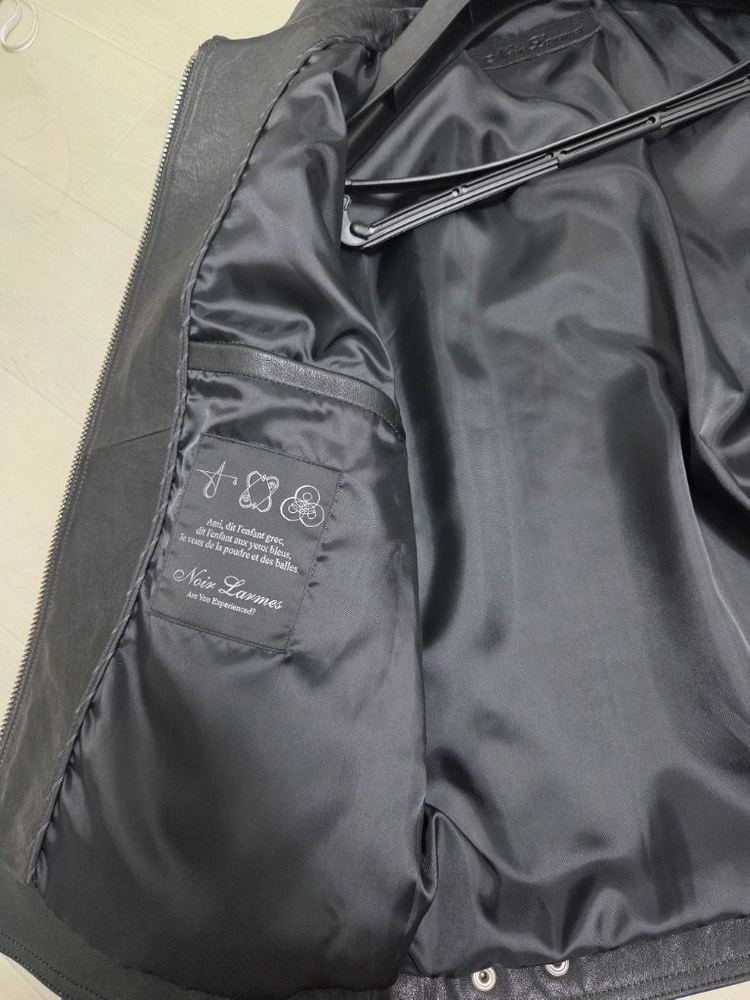 느와르라르메스 남성 가죽자켓 이미지