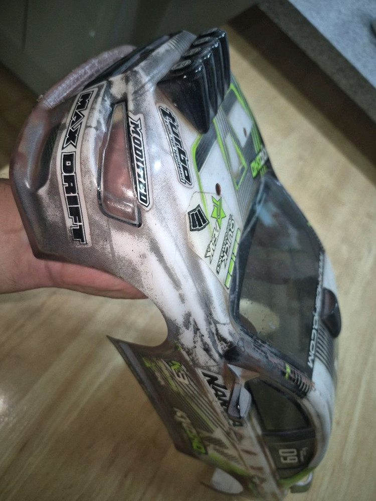 (중고)교쇼1/10랠리RC카전용(웨더링도색*바디커버)페이저랜서에볼루션,알씨카바디커버~바람에언덕에서 이미지