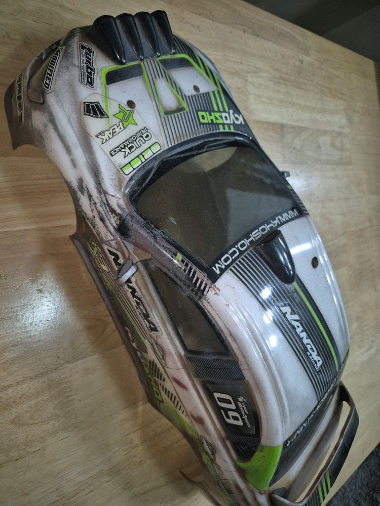 (중고)교쇼1/10랠리RC카전용(웨더링도색*바디커버)페이저랜서에볼루션,알씨카바디커버~바람에언덕에서 이미지