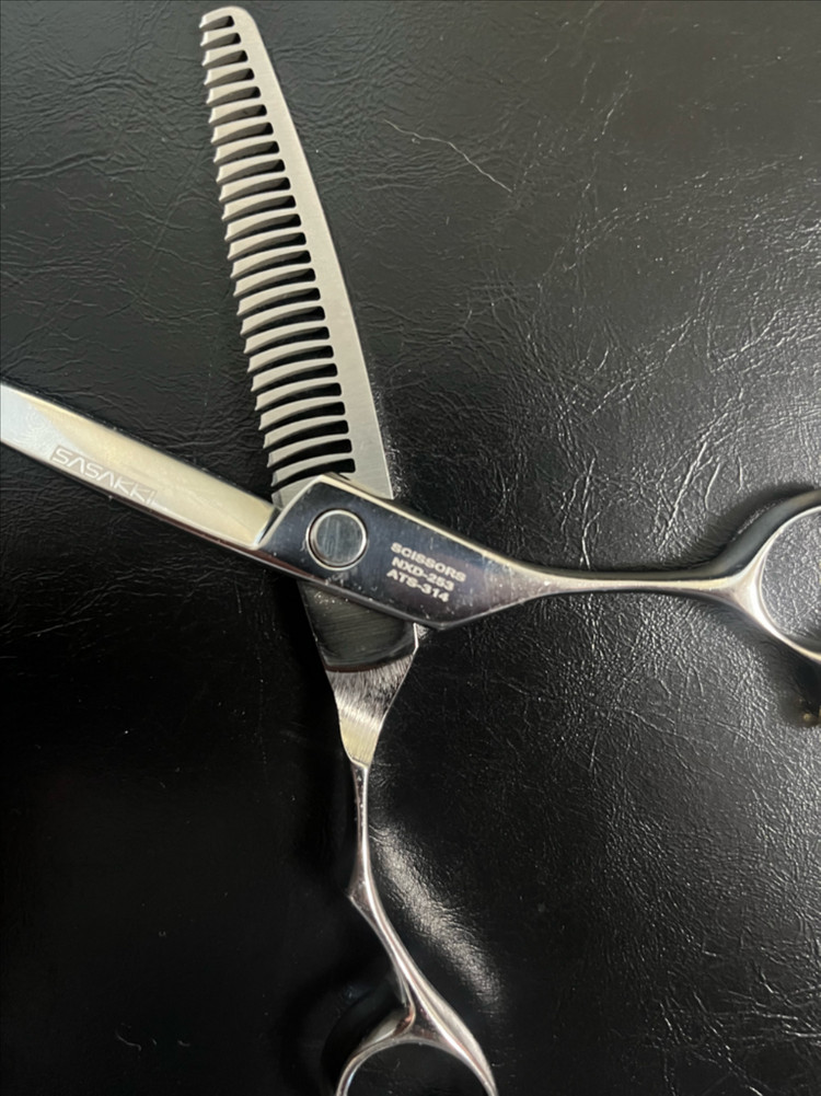 사사끼 프리미엄 틴닝 가위 NXD253 이미지
