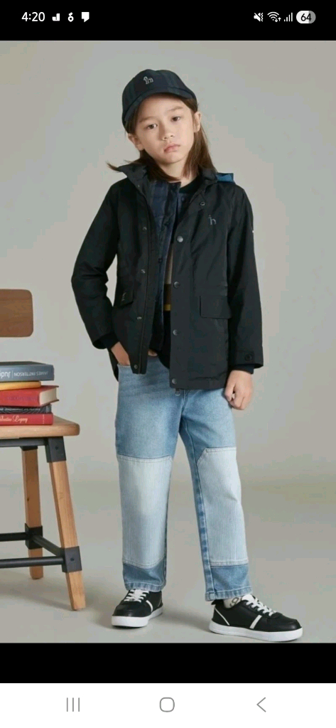 헤지스키즈, MLB, 네파키즈, 탑텐키즈 플리스, 헌트키즈 아우터 160사이즈 5종 일괄 이미지