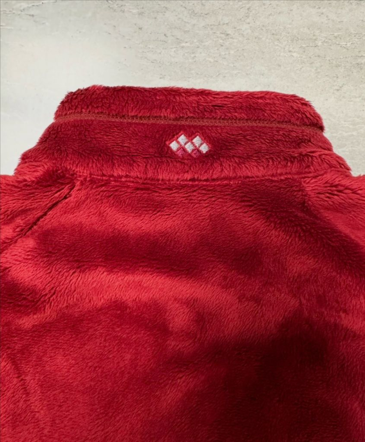 montbell 몽벨 여성용 후리스 등산 집업 탑 (레드) 이미지