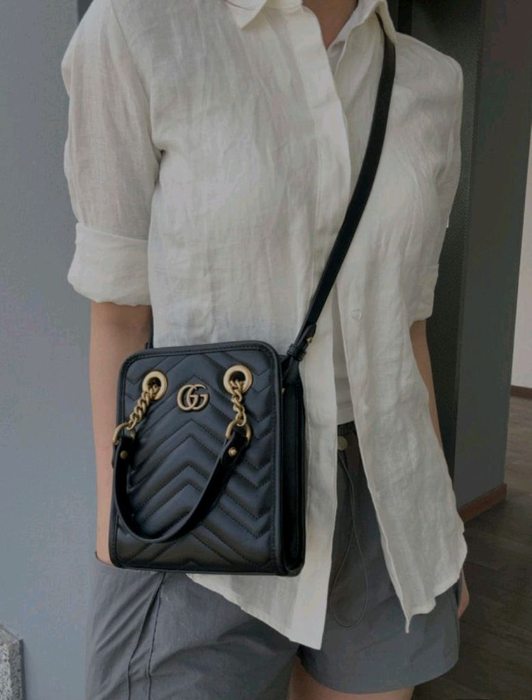 (새 상품급)구찌 마틀라세 미니 크로스백숄더백테수토호보백가방백팩구찌루이비통디올샤넬생로랑셀린느에르메스버버리로로피아나 이미지