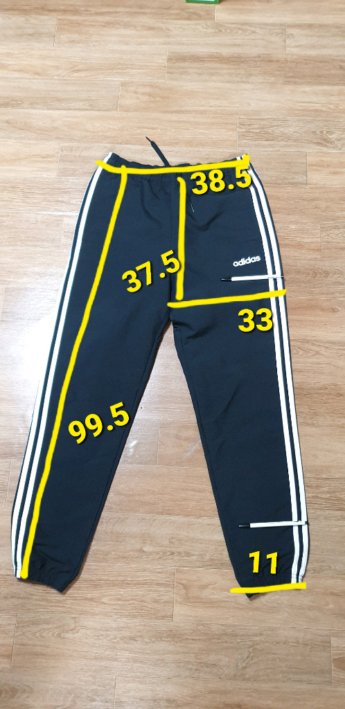남.32-33) 아디다스 남성 트레이닝 바지 / 아디다스 3s 윈드팬츠,삼선 츄리닝 이미지