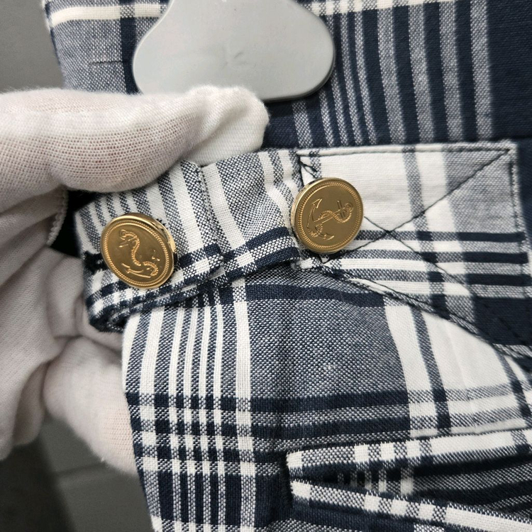 새상품 / 톰브라운 RWB 암밴드 체크 블레이저 수트 정장 셋업 이미지