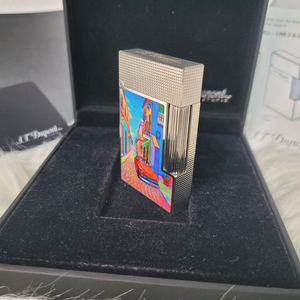 [새상품,한정판] 듀퐁라이터 라인2 신형 ca16389 쿠바 하바나 시가 컬렉션 팔라듐 백금 쌍불 듀퐁 라이타 이미지