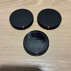 올림푸스 펜f 바디캡, 렌즈뒷캡 이미지