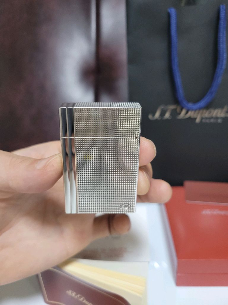 [새상품급,풀세트] 듀퐁라이터 라인2 ca18160 개츠비 콤비 듀퐁 라이타 이미지