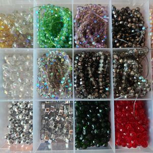 크리스탈 믹스 비즈재료 키링재료 악세사리재료 스트랩재료 이미지