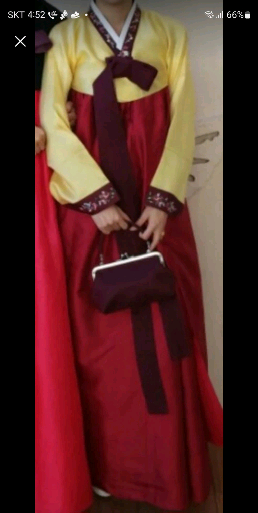 여성 한복 세트 이미지