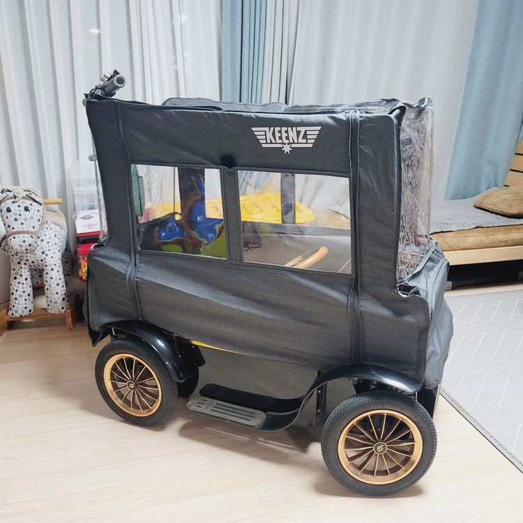 어린이 전동차 디트로네S 600W 몬스터 더블보드 산타자 트레일러 패키지 판매 이미지
