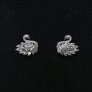 [새상품,선물박스포장]고퀄리티 스와로브스키스톤 스완 귀걸이/목걸이 반지 팔찌 진주 샤넬 까르띠에 에르메스 루이비통 이미지