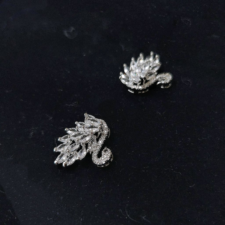 [새상품,선물박스포장]고퀄리티 스와로브스키스톤 스완 귀걸이/목걸이 반지 팔찌 진주 샤넬 까르띠에 에르메스 루이비통 이미지