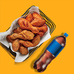 뿌링클 허니콤보 황금올리브 도미노피자 고추바사삭/ 레드콤보반반콤보레허순살 콰삭킹맛초킹골드킹핫후라이드 bhc 교촌치킨 이미지