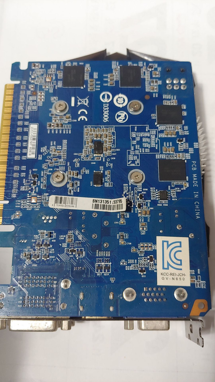 고장 구형 그래픽카드 2종 (GTX650,7600GT) 팝니다.. 이미지